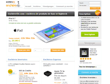 Tablet Screenshot of enchereclic.com